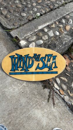 Wind an Sea Surfboards Oval Sign vintage