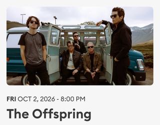 2 Tickets $80 each for The Offspring Friday October 2nd @ Yaamava