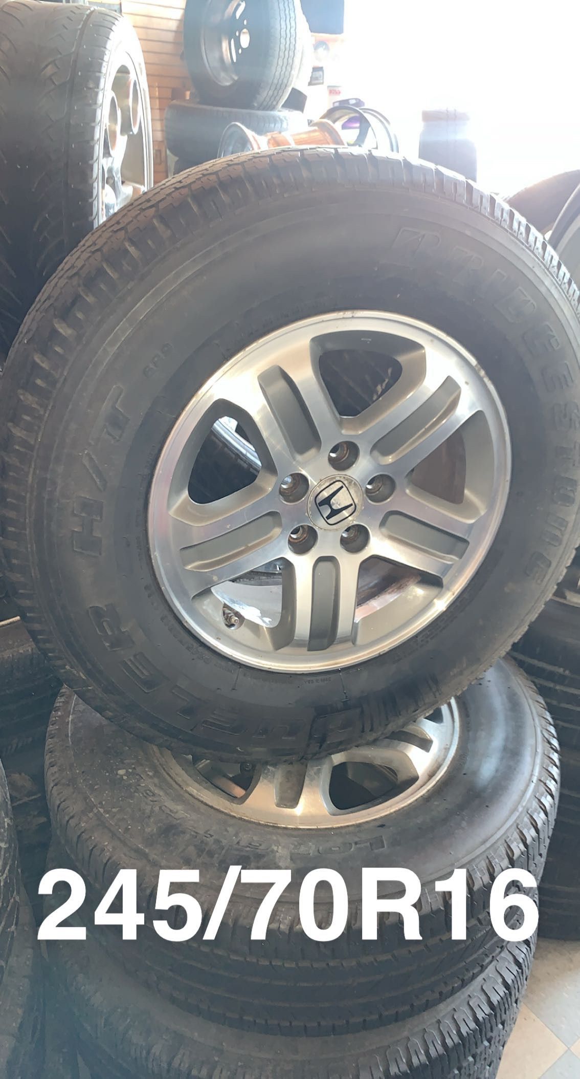 Honda Rims With Tires