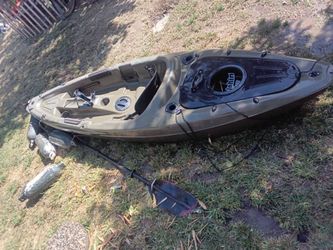 Fishing canoe