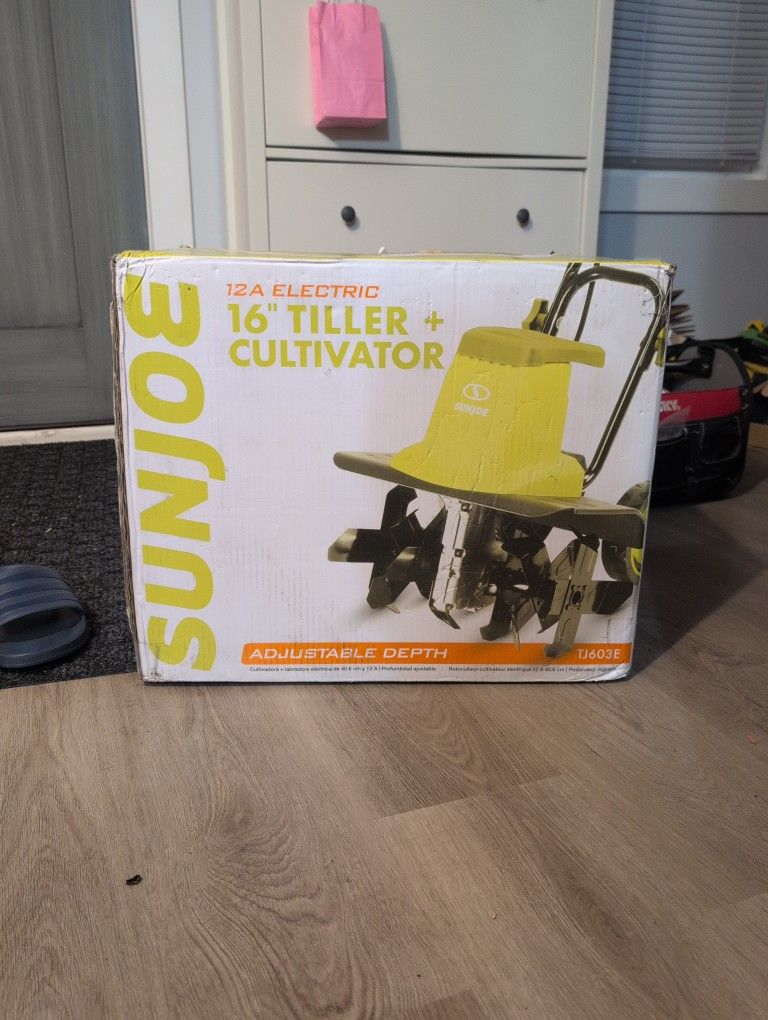 Sunjoe 16" Tiller + Cultivator
