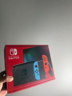 Nintendo Switch Neon Blue/Red Console Box