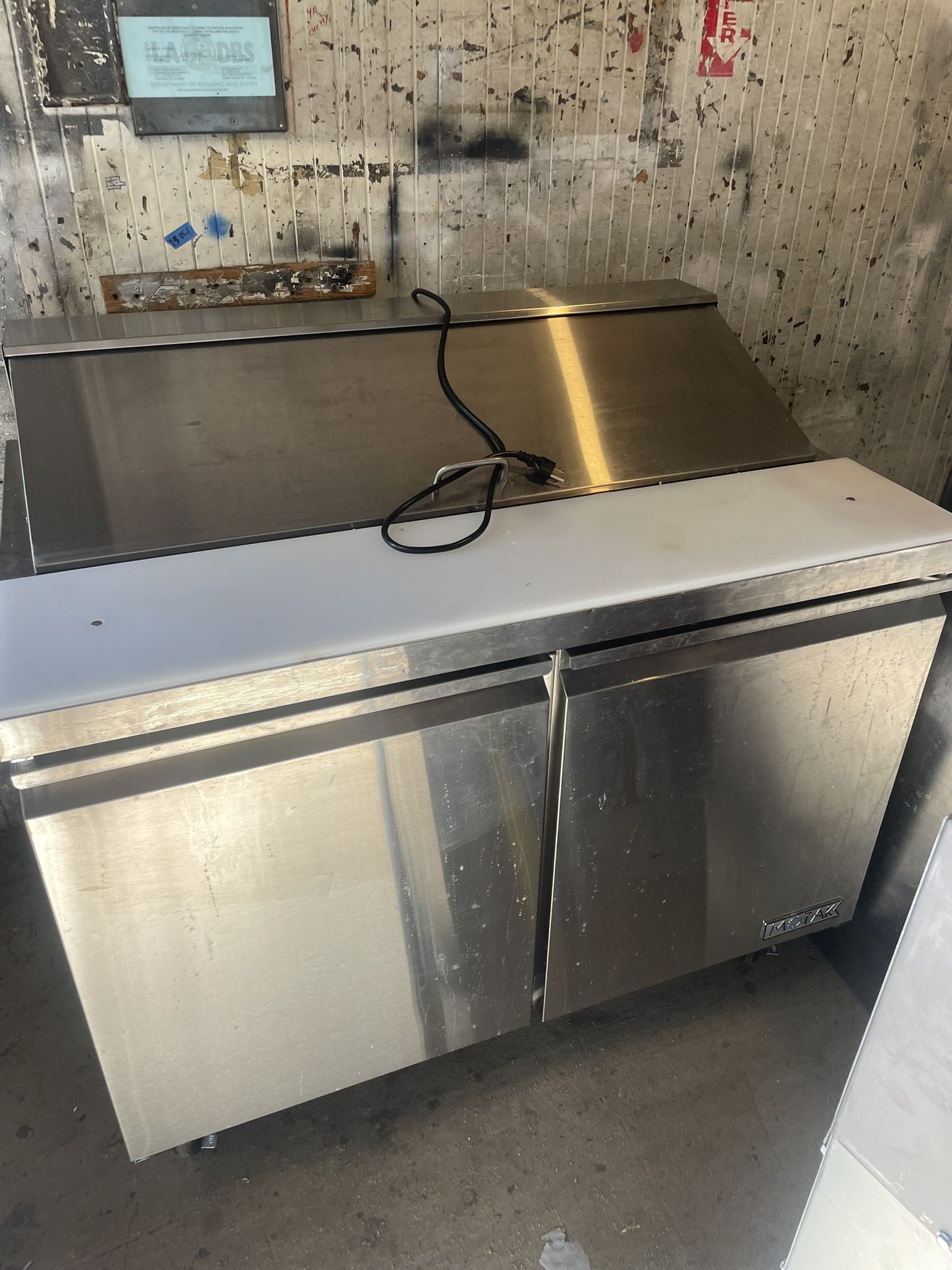 Used Motak 48” Sandwich Prep Cooler