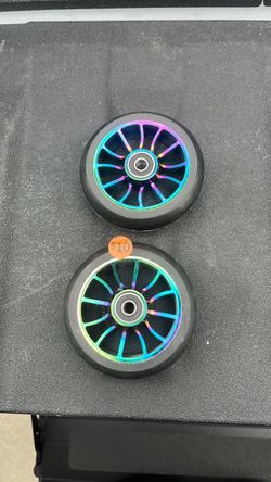 2 scooter wheels 4 inch new