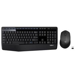 Logitech MK345 Wireless Keyboard + Mouse Combo – Brand New (PC/Laptop, Black)