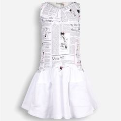 John Galliano Girls Newspaper Dress Size 13/14