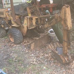 Back Hoe, ditch witch combo