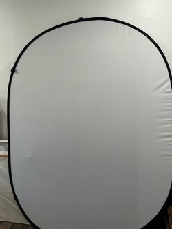 Backdrop White Black Self Tape Pop Up Background