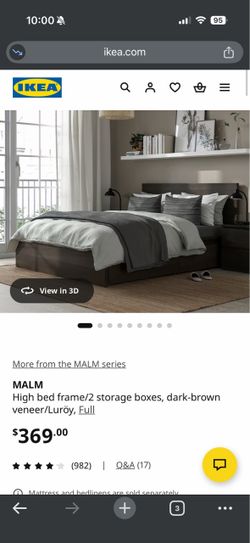 Full bedframe and mattress