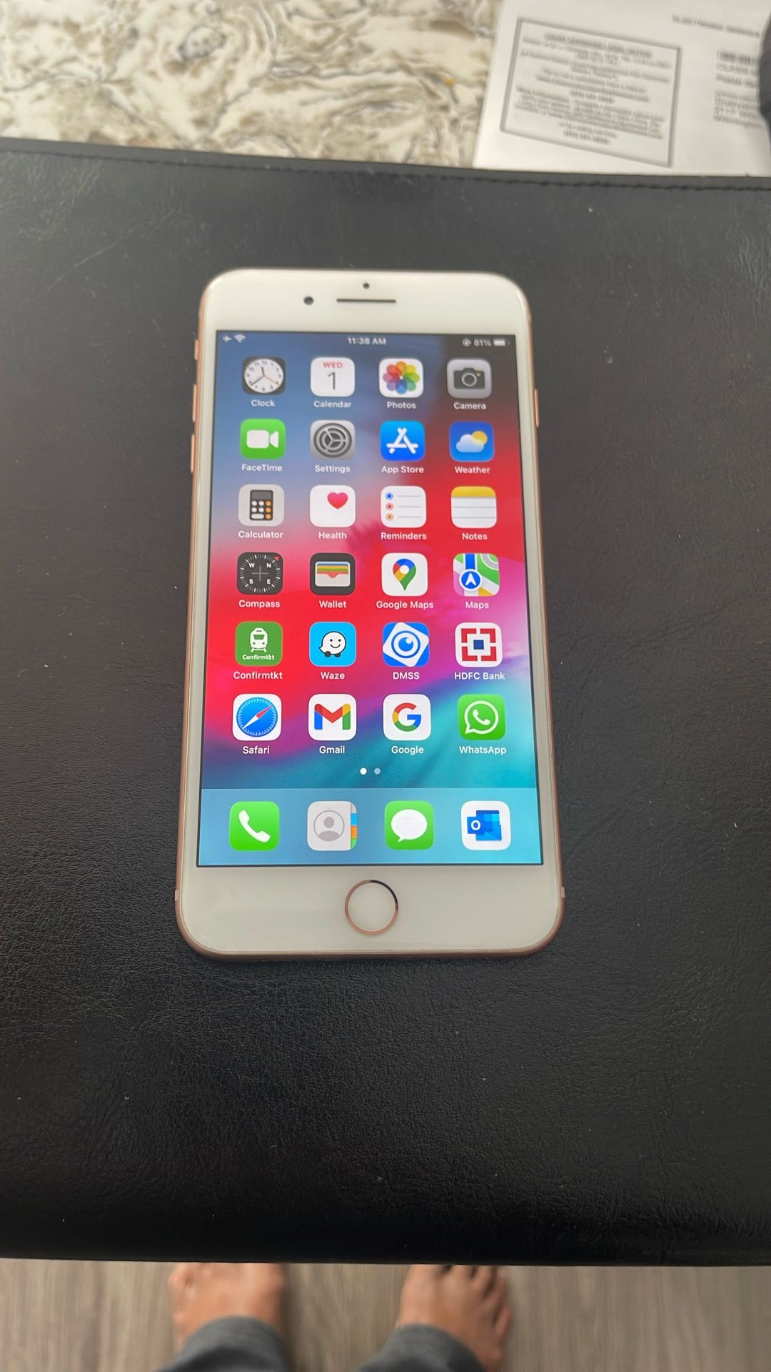 iPhone 8 Plus Rose Gold 64 Gig