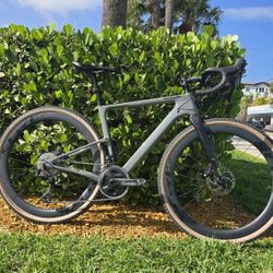 CANNONDALE TOPSTONE CARBON GRX GRAY - ELITE 50 WHEELS CARBON