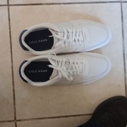 Cole Haan Grand White Sneakers 