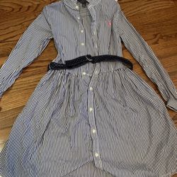Kids Polo Button Down Dress