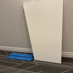 IKEA LINNMON / ADILS Table, white, 39 3/8x23 5/8 "