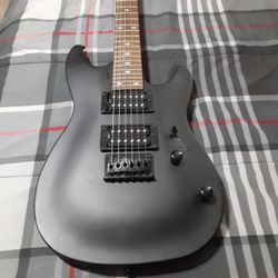 Laguna LE50 Short Scale Flat Black Electric Guitar

