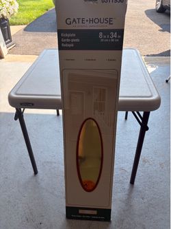 Front door or back door kick plate.