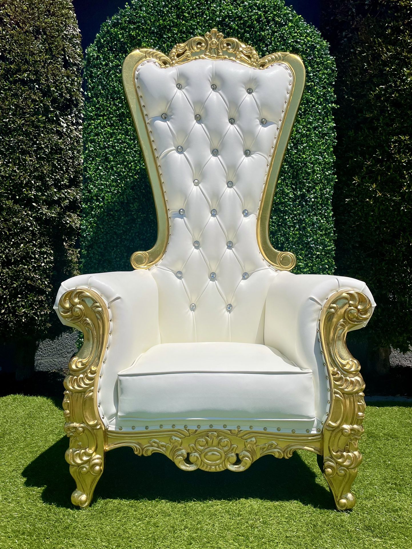Gold And Silver Throne Chairs