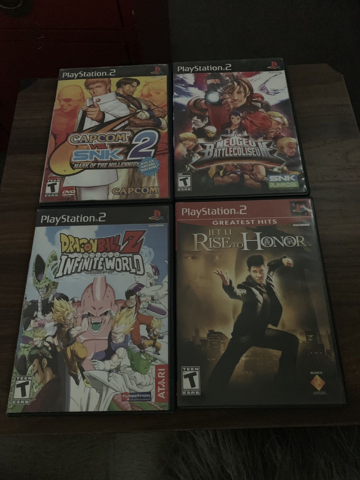 4 games ps2