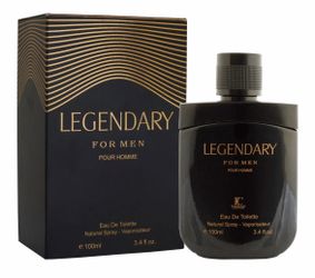 Legendary For Men EDP Spray 3.4oz 100ml New Sealed Box Fresh Floral Sandalwood Blanc Mont Black