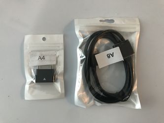 30 pin Dock Extension Cable and Extender Adapter for iPhone 4 4S iPad 2 & 3