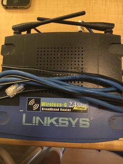 Linksys router works well.