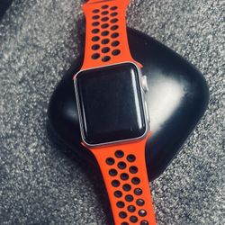 Apple Watch- Series 3- Red Band Included 