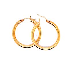 Classic 14k Gold Hoop Earrings - Timeless Women's Jewelry