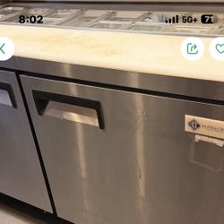 Free Restaurant 2 Door Sandwich Cooler