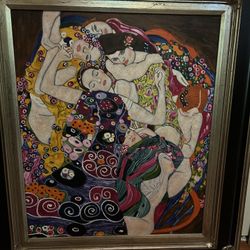 Gustav Klimt “The Virgin” Hand painted oil Canvas 20x24