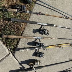 Fishing Rod And Reels And TackleAnd Tackle Boxes