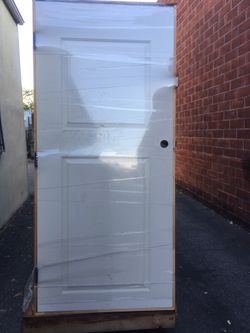 36” wide by 80” high, interior door prehung with 4 3/4 jamb SOLID CORE 3/0 x 6/8 36” x 80”