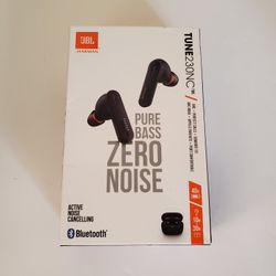 JBL Bluetooth Wireless Noise Cancelling Earbuds-Black 230NC Pure Bass Zero Noise New&Sealed Available Today 