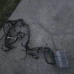 1996 CHEVY CAPRICE 350 5.7 LT1 OEM ECU AND HARNESS CORE