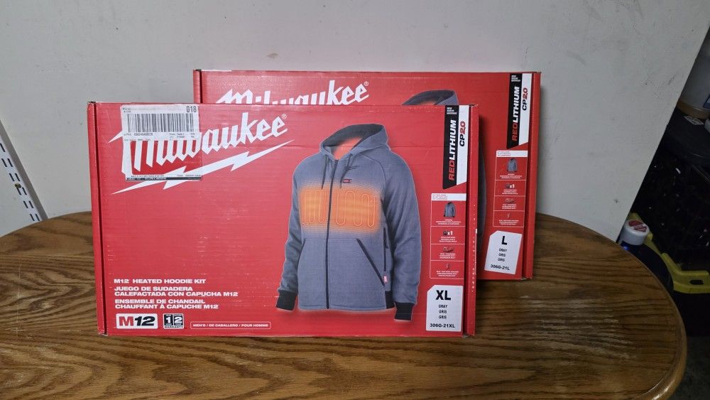 NEW Milwaukee Men's Heated Jacket M12 Heated Hoodie Kit