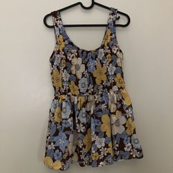Tank Top Floral Blouse