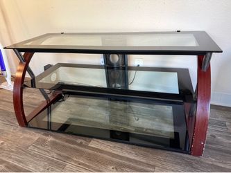 Glass TV Stand