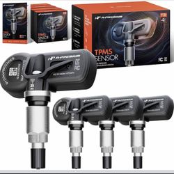 Ford 4PCS Pre-programmed TPMS Sensor Tire Pressure Monitoring Sensor - Compatible with Ford, Lincoln Models - Bronco, Edge, F-150, Mustang, Ranger