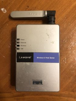 Linksys Wireless G Printer server