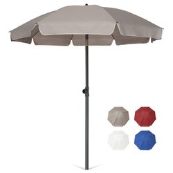 Patio Umbrella 6.5 ft – 8 Ribs, UPF 50+, Brand New in Box