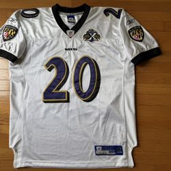 2005 Authentic OnField Ed Reed Baltimore Ravens Black Alternate Jersey Size 46