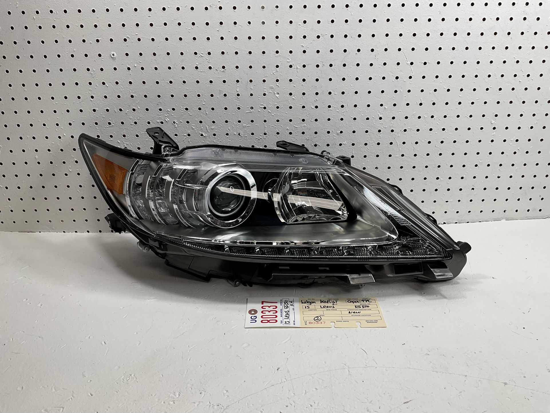 2013 2015 LEXUS ES ES350 RIGHT SIDE HALOGEN HEADLIGHT TYC