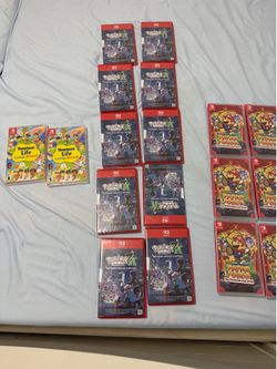 Switch Game, Mario Paper, POKEMOZA legends, Tomodachi life