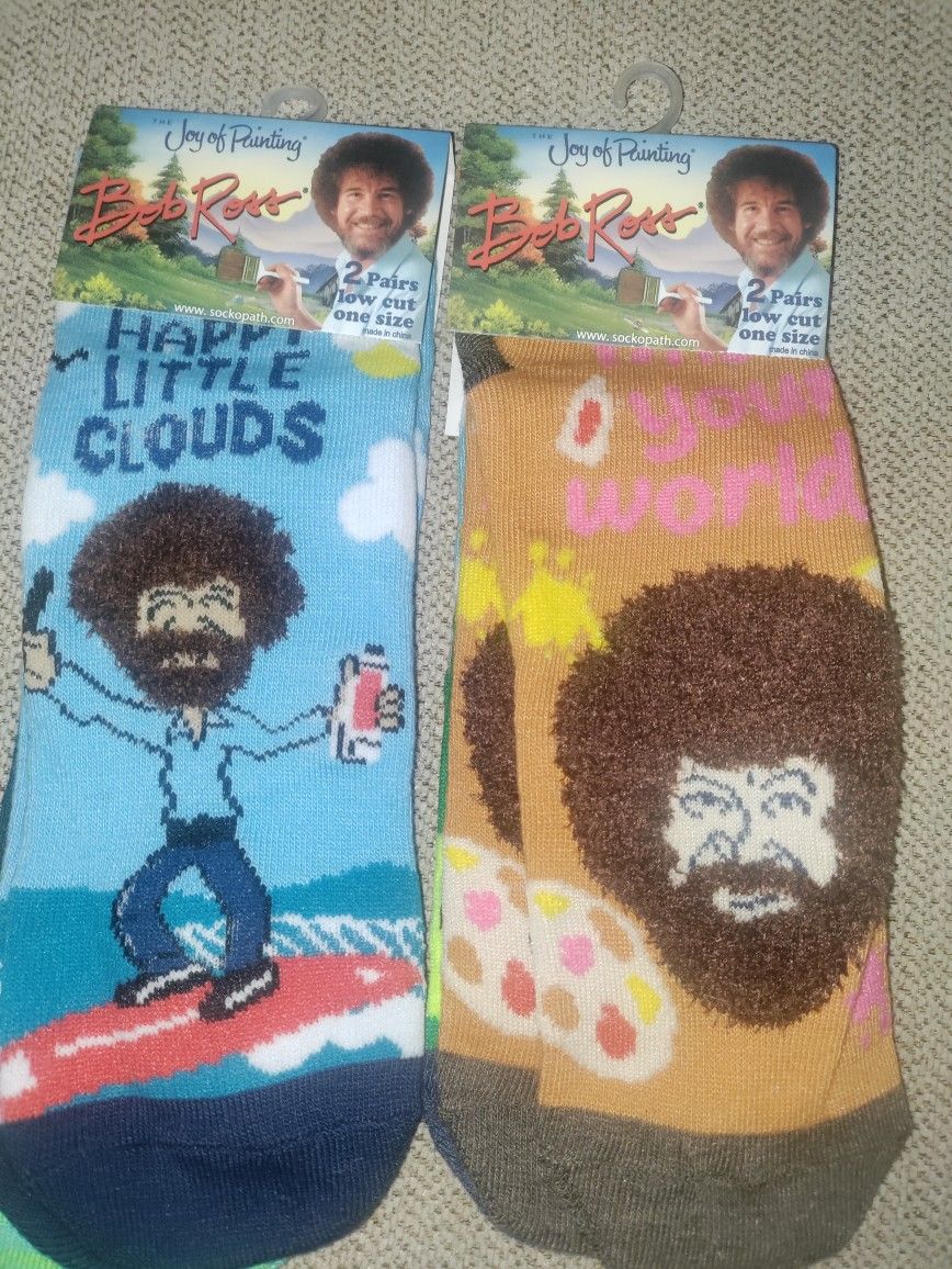 The Wonderful Bob Ross Socks Bundle
