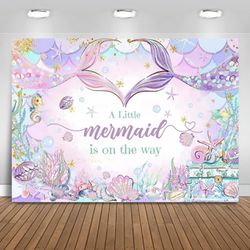Mermaid Baby Shower Backdrop