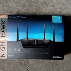 Brand New Sealed Netgear Nighthawk AX5 AX4200 WiFi 6 Router - RAX43