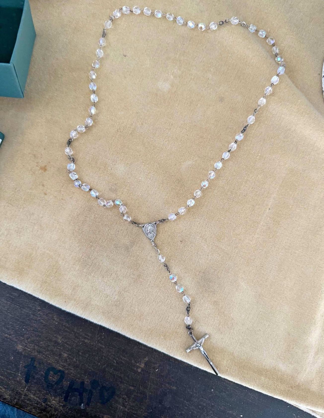 Vintage rosary necklace