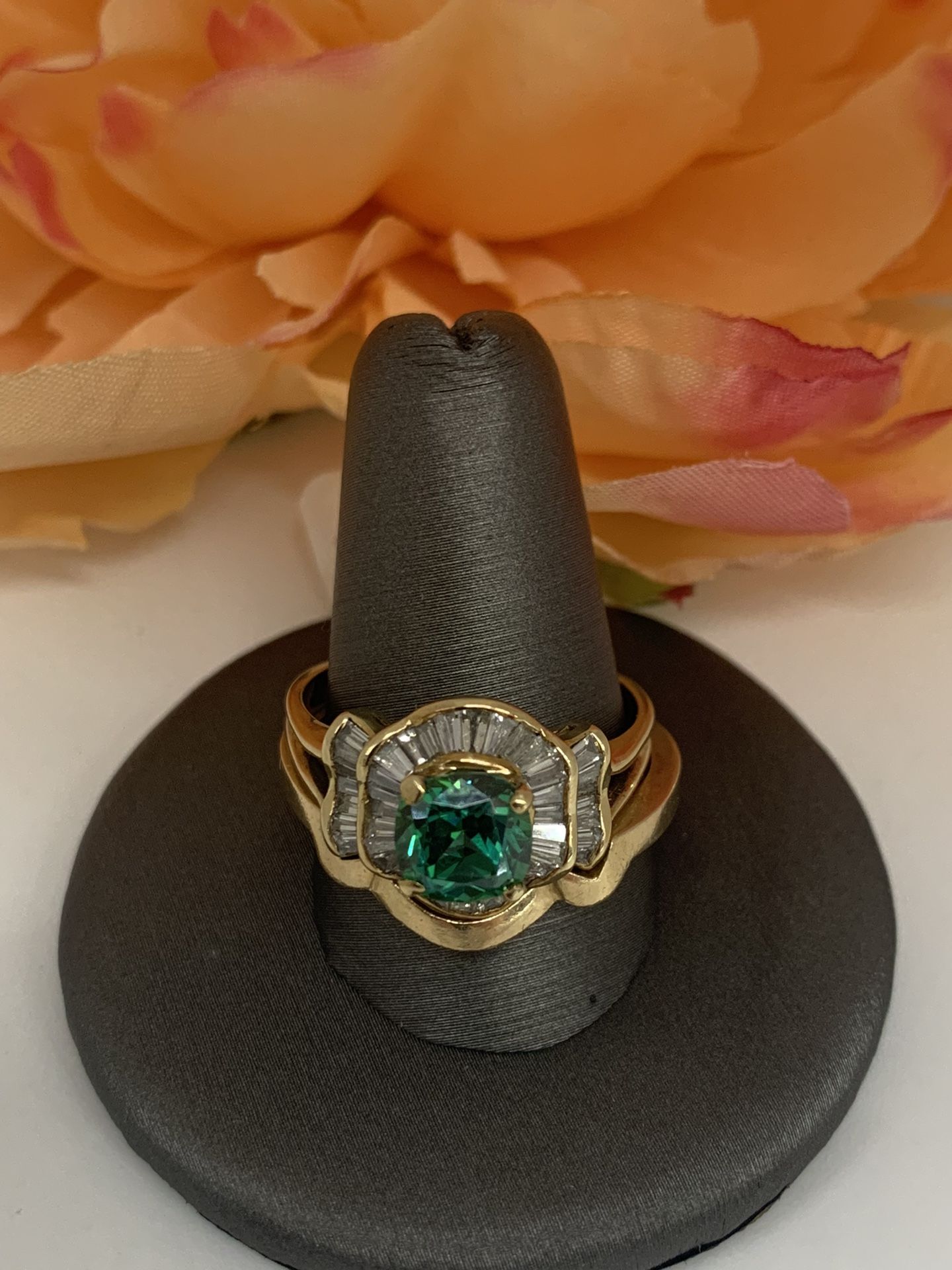 Tourmaline Wedding Set