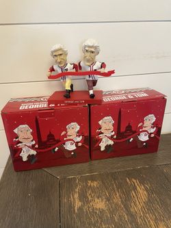 George and Tom Racing President Bobbleheads