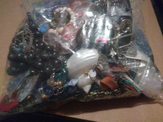 Bag of junk jewelry