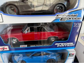 Toy Pontiac 1965 gto toy car 1/18!